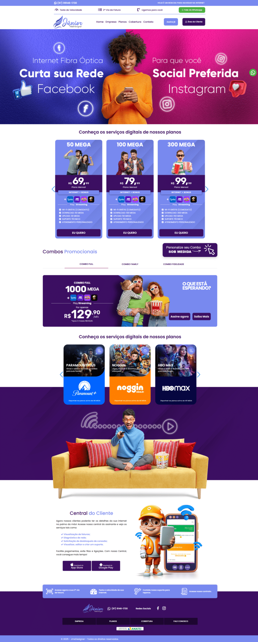 Criação de Sites para Provedor de Internet - Hostcel (1)