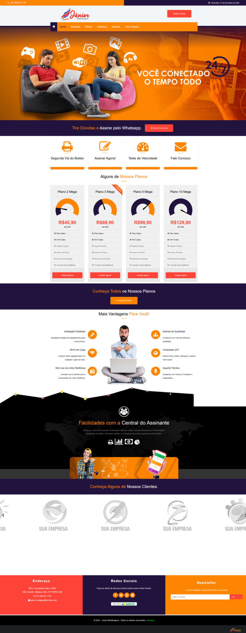 Criação de Sites para Provedor de Internet - Hostcel (6)